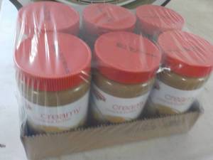 6 - 40 oz Jars Hannaford Creamy Pea...