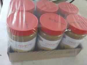 6 - 40 oz Jars Hannaford Creamy Pea...