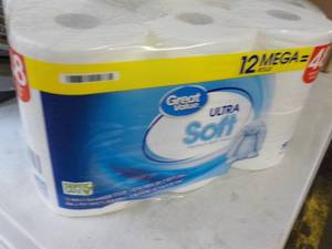 12 Mega Rolls Great Value 2 Ply Toi...