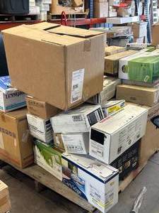 lot 32 image: Pallet of New Toners, Cartridges, etc. (at least $1500 at Retail)