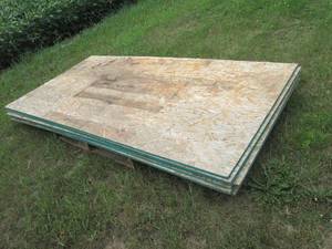lot 4 image: Lot of 8 4x8 sheets of Norboard OSB...