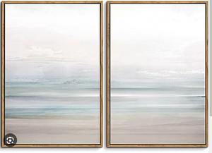 2 Pack gardenia art beach canvas