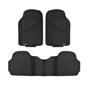 Motor Trend FlexTough Baseline - Heavy Duty Rubber Floor Mats for Car SUV Truck 826942072390