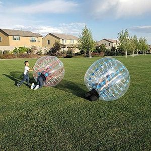 2 Pack Body Bumper Bubble Soccer Balls for KidsAdults, 5 FT Zorb Ball
