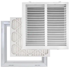 Venti Air 12 in. x 12 in. High Return Air Filter Grille with MERV 11 Filter Pre-Installed Model # HFG1212F UPC Code # 841914121715
