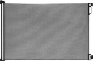 EasyBaby Retractable Baby Gate, 33 Tall, Extends up to 55 Wide, Grey