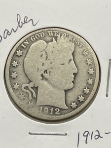 1912-D Barber Half Dollar