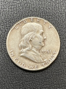 1951 Franklin Half Dollar