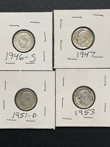 Roosevelt Silver Dimes