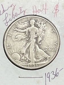 1936-S Walking Liberty Half Dollar