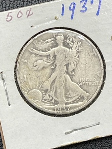1937 Walking Liberty Half Dollar