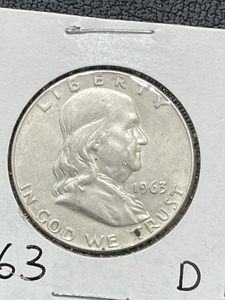 1963-D Franklin Half Dollar