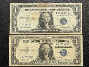 $1 Blue Seal Silver Certificates