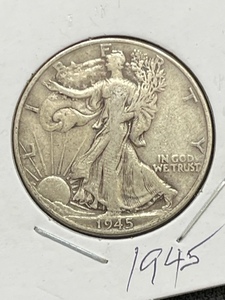 1945 Walking Liberty Half Dollar