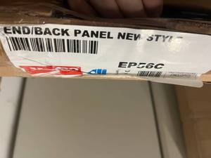 MSRP $600  1 Case (6 Each Per Case) NEW In BOX Metro EP56C Super Erecta Enclosure Panels, Chrome, 18.375 x 59.75