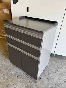 Great Metal 2 Drawer Garage Tool Storage Cabinet On Wheels