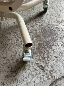 Chattanooga Power HiLo Chiropractic PT Treatment Table With Footswitch - Table Was Bumped &amp Wheel Is Now A Little Crooked Plus No Longer Goes Up &amp Down - Sounds Like It Wants To...Maybe Easy Fix...Sold As Non Working &amp For Parts
