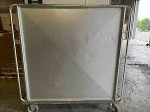 MSRP $4500 RARE PAN AM 747 Commercial Airline Blanket Cart Jet Boeing Aircraft Blanket TROLLEY 1970s Vintage