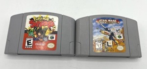 lot 48 image: Nintendo 64 Game Lot - Pokemon Snap & Star Wars Rogue Squadron
