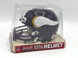 lot 51 image: Minnesota Vikings Riddell Sports Mini Football Helmet