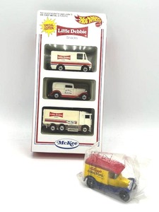 lot 59 image: 1994 Hot Wheels Little Debbie Special Edition (Sealed) & 1989 Matchbox Kelloggs Corn Pops Toy Truck (Sealed)