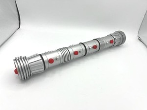 lot 68 image: Vintage Star Wars Darth Maul Double-Bladed 58 Electronic Light Saber (Untested)
