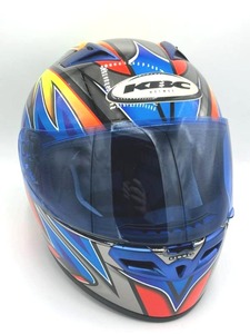lot 69 image: Amazing KBC Mirage VR-2 Special Edition Flare Replica Motorcycle Helmet Mens XL Anime