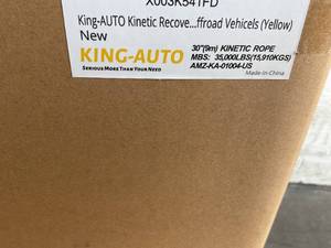 lot 111 image: King-AUTO Kinetic RecoveryTowing Rope 1x30