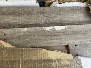 lot 118 image: Furinno French Oak Grey TV StandTable