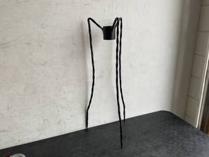 lot 122 image: Achla Designs 31 inch Black Spiked Gazing Globe Ball Stand