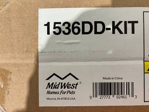 lot 153 image: MidWest Homes for Pets 36 inch iCrate Dog Crate Starter Kit