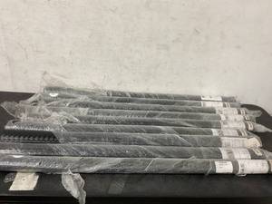 lot 149 image: LOT OF 9 Rolls of Rubber-Cal Coin-Grip Black Vinyl Flooring