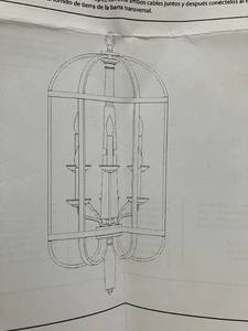 lot 180 image: Eurofase SENZE 6-Light Chrome Lantern