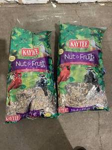 lot 187 image: LOT OF 2 Kaytee 10 lbs. Wild Bird Food Nut & Fruit Seed Blend