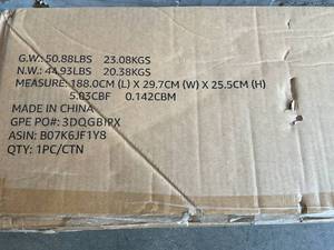lot 209 image: Amazon Basics 9 inch Smart Box Spring California King Bed Base