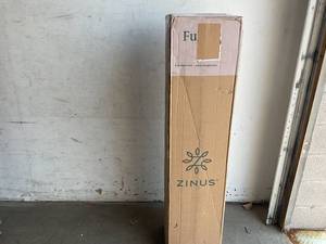 lot 215 image: ZINUS 6 Inch Green Tea Cooling Gel Memory Foam Full Size Mattress