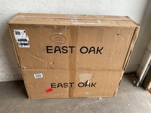 lot 17 image: LOT OF 2 EAST OAK 1500W Waterproof Outdoor Table Side Portable Electric Patio Heater with Double-sided Heating & 3 Heating Levels