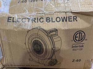 lot 67 image: Z-60 Electric Bounce House Blower 120V 60HZ