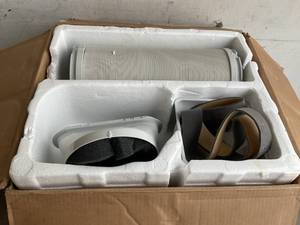 lot 22 image: BLACKDECKER 12,000 BTU White Portable Air Conditioner with Remote Control