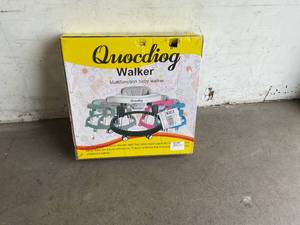 lot 47 image: Quocdiog BlackGray Foldable Baby Walker