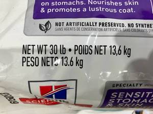 lot 266 image: LOT OF 4 Bags of Science Diet Dog Food
