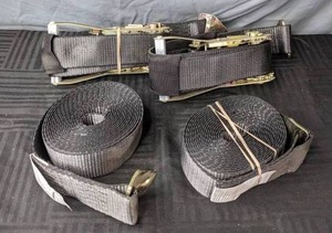 lot 57 image: Set of Two New Ratchet Straps