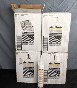lot 82 image: Lot of 43 Tubes of Clear Rock River 100% RTV Silicone Sealant