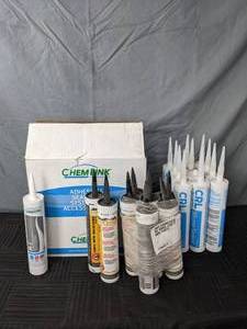 lot 79 image: Assortment of Adhesives and Silicone Sealants