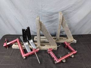 lot 97 image: Pro Vise Stop Double Side, Shelf Brackets, and More