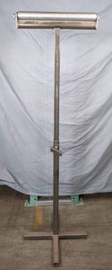 lot 51B image: Adjustable Vertical 39.5 to 62.25 Material Feed Roller Stand