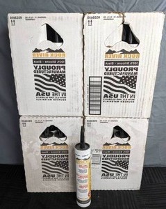 lot 132 image: Lot of 48 Black Rock River 100% RTV Silicone Sealant