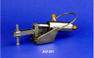 lot 21 image: NEW Knu-Vise AO-201 Air Operated Hold Down Clamp