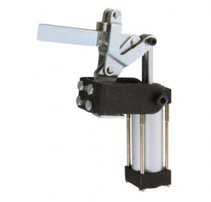 lot 34B image: NEW Gibraltar Products 600 Lb Inner Hold Capacity, Horiz Mount, Air Power Hold-Down Toggle Clamp