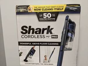 lot 22A image: Brand New Shark Pet Pro Cordless Stick Vacuum Cleaner IZ142HD
